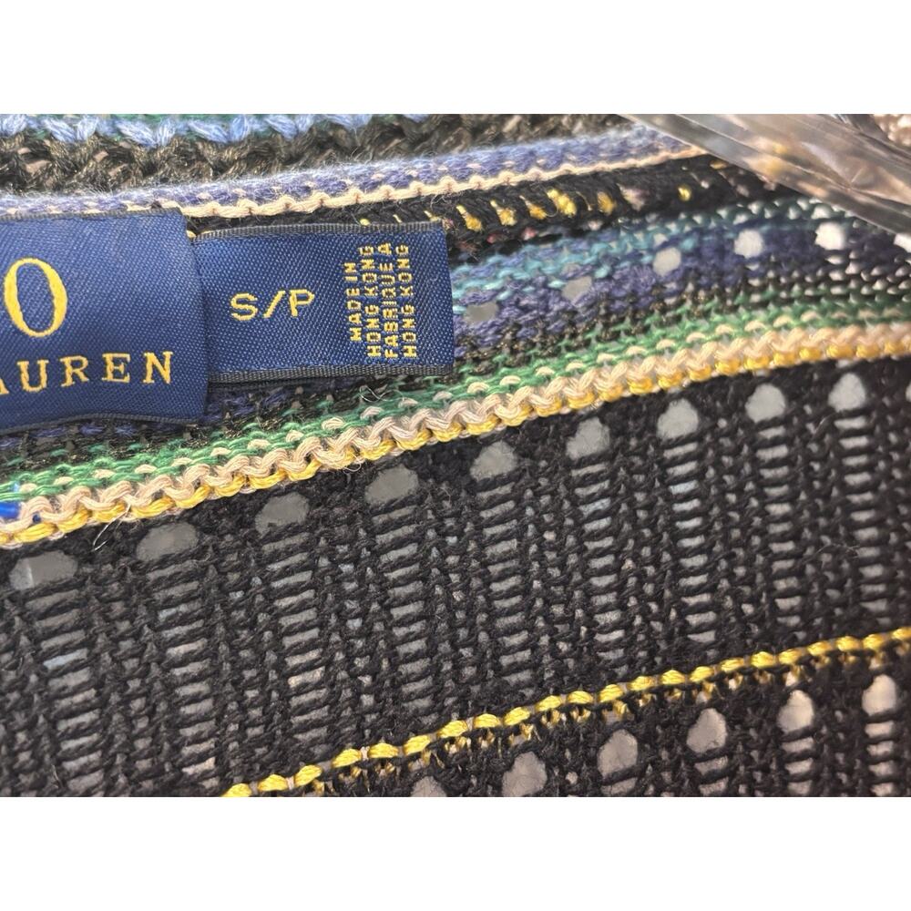 Vintage Polo Ralph Lauren Southwestern Serape Open Knit Cardigan Small NWOT - Picture 7 of 8